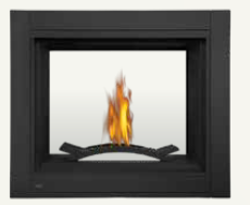 Ascent Peninsula Direct Vent Propane Gas Fireplace with Fire Cradle (BHD4PFCP) BHD4PFCP